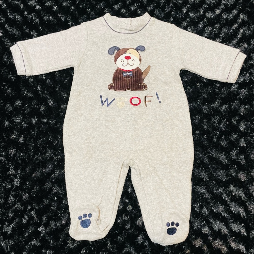 KOALA BABY Boy’s Fleece Footie Romper